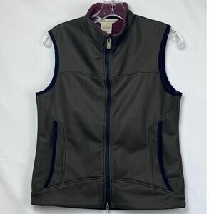 Exofficio Women's Size Small Olive Green Zip Up Sleeveless Stylish Vest